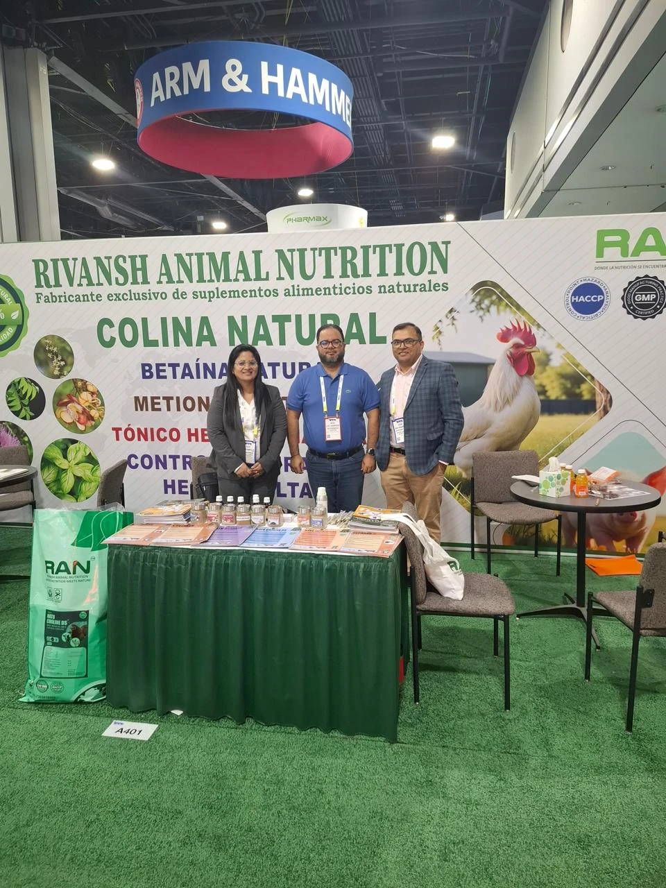 Stand de Rivansh Animal Nutrition en IPPE Atlanta