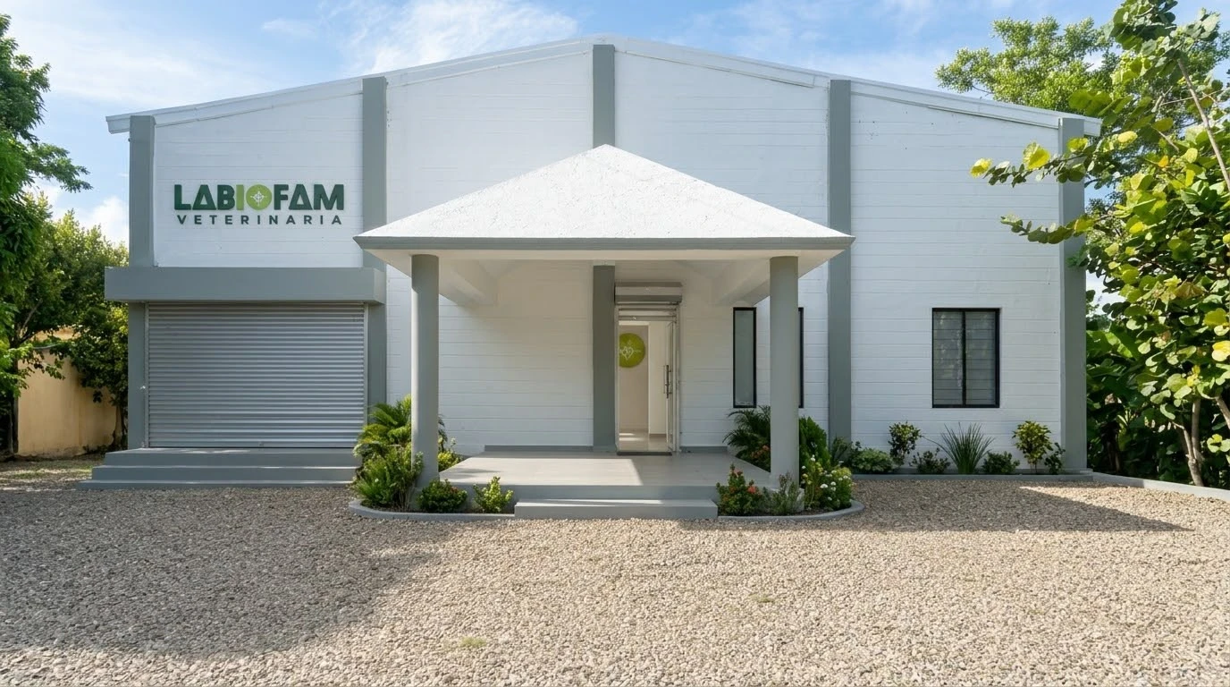 Sede de Labiofam Veterinaria en Moca